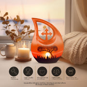 Yoga Urns For Ashes - Urn Keepsake Set