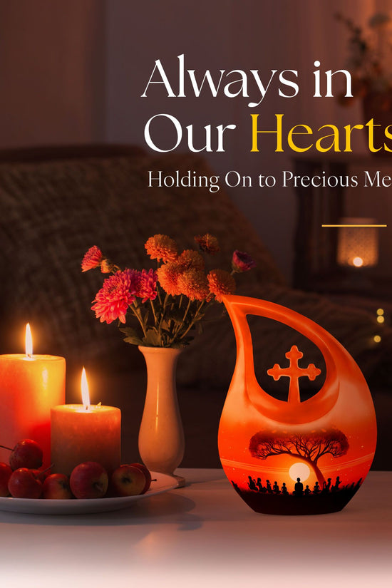 Yoga Urns For Ashes - Urn Keepsake Set