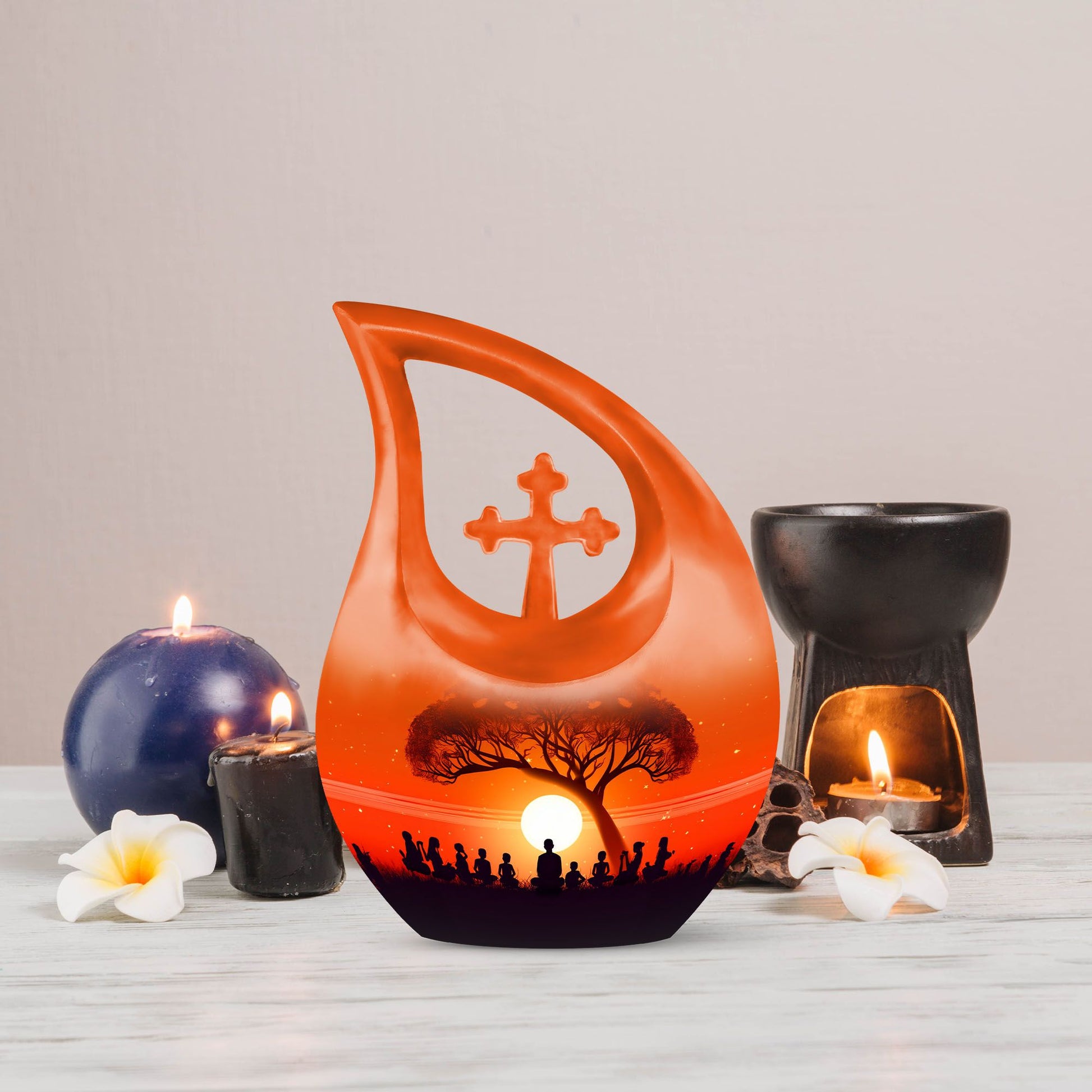 Yoga Urns For Ashes - Urn Keepsake Set