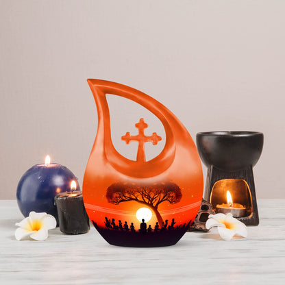 Yoga Urns For Ashes - Urn Keepsake Set