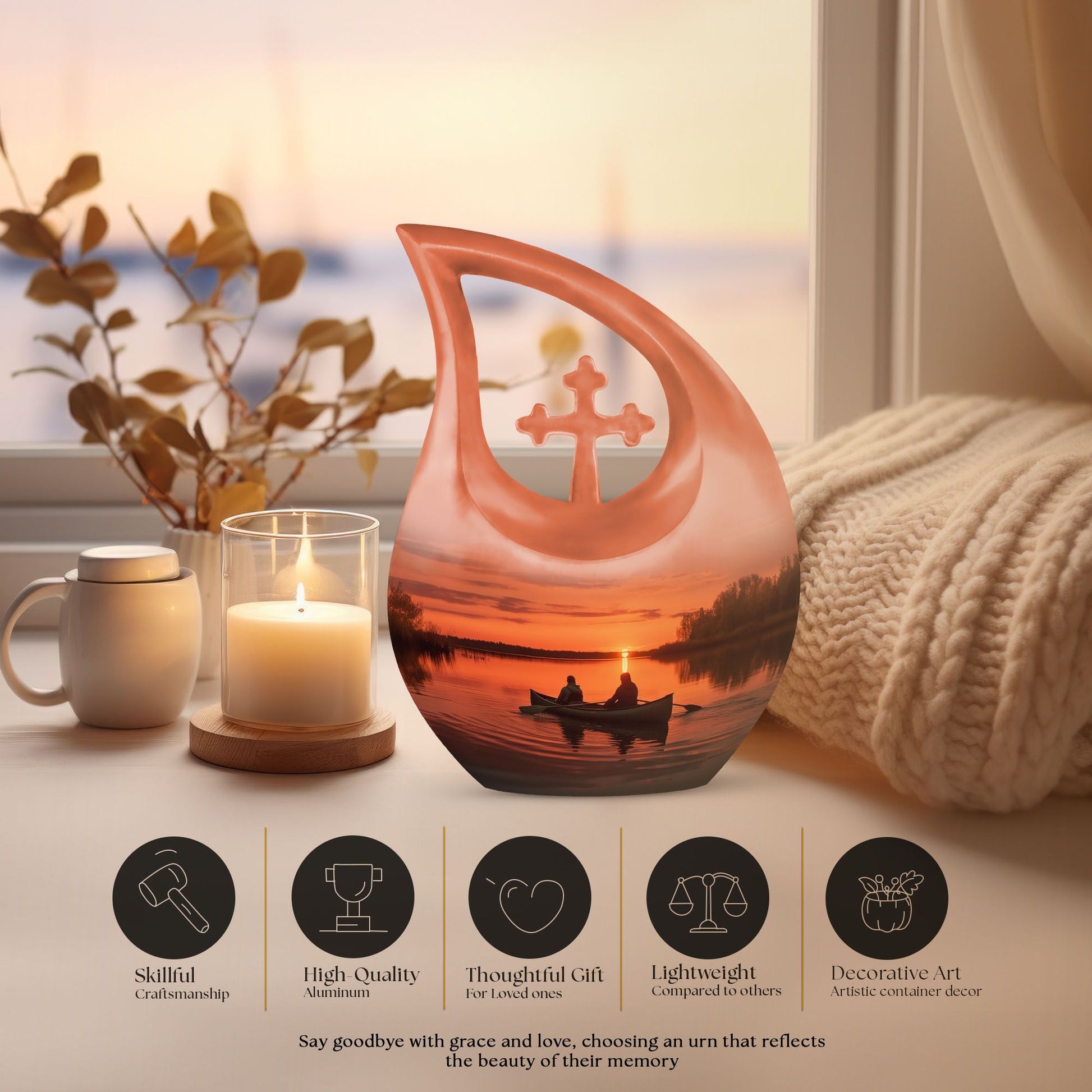 Yoga Urns For Ashes - Keepsake Urns Human Ashes