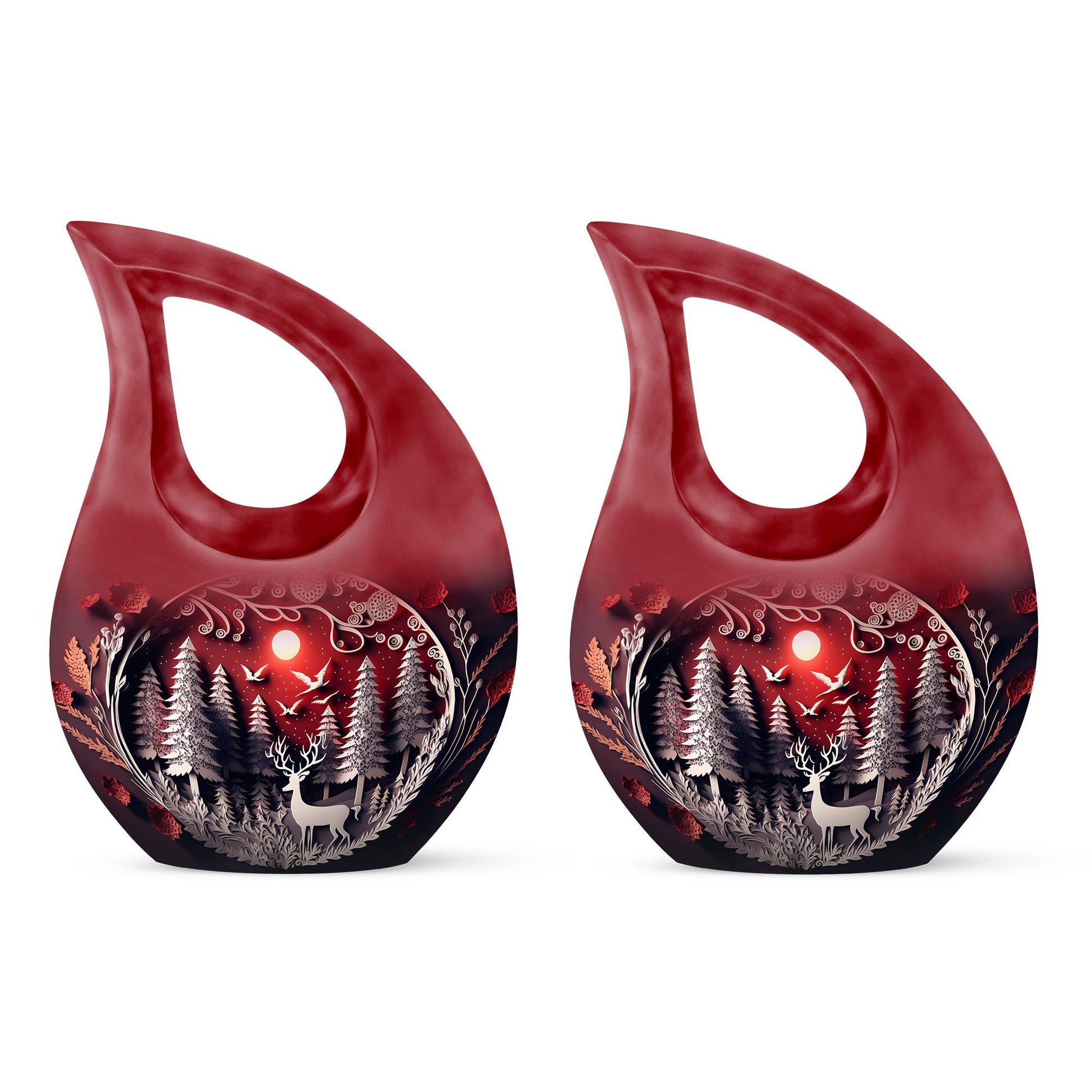Deer Urns For Ashes - Burial Urns For Adult Human Ashes