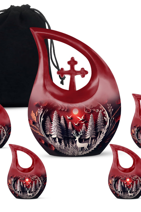 Deer Urns For Ashes - Burial Urns For Adult Human Ashes