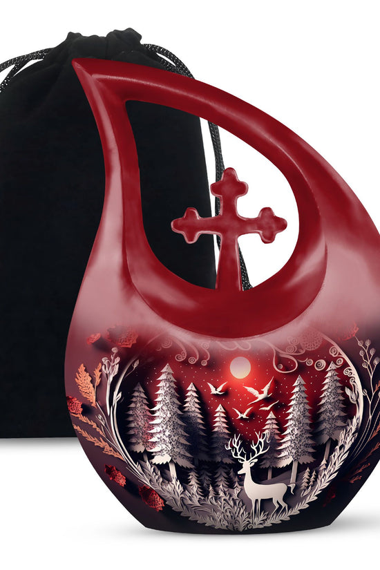 Deer Urns For Ashes - Burial Urns For Adult Human Ashes