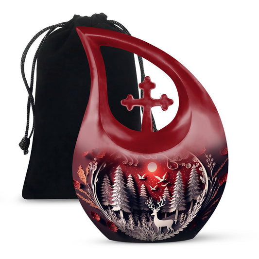 Deer Urns For Ashes - Burial Urns For Adult Human Ashes