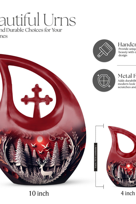 Deer Urns For Ashes - Burial Urns For Adult Human Ashes