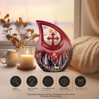 Deer Urns For Ashes - Burial Urns For Adult Human Ashes