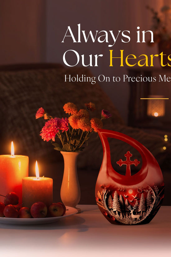 Deer Urns For Ashes - Burial Urns For Adult Human Ashes