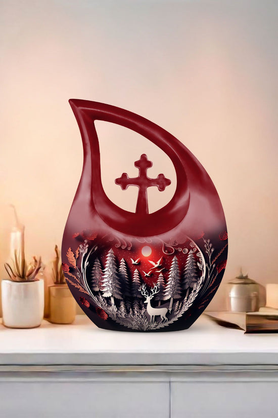 Deer Urns For Ashes - Burial Urns For Adult Human Ashes