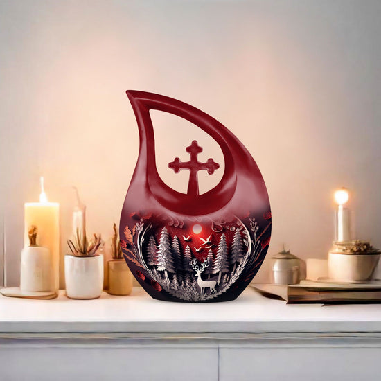 Deer Urns For Ashes - Burial Urns For Adult Human Ashes