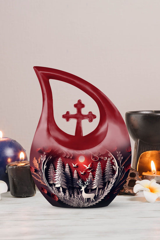 Deer Urns For Ashes - Burial Urns For Adult Human Ashes