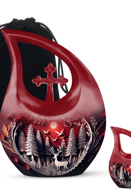 Deer Urns For Ashes - Burial Urns For Adult Human Ashes