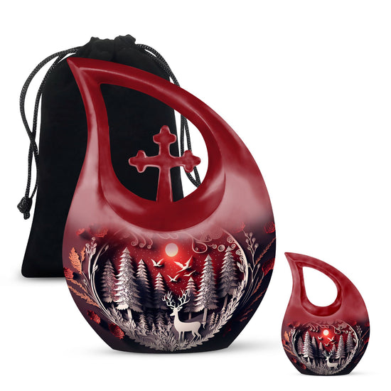Deer Urns For Ashes - Burial Urns For Adult Human Ashes
