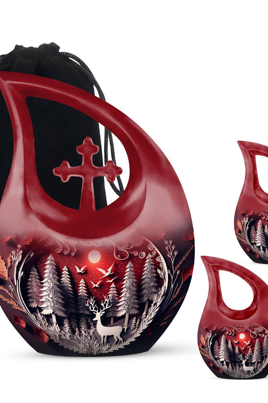 Deer Urns For Ashes - Burial Urns For Adult Human Ashes