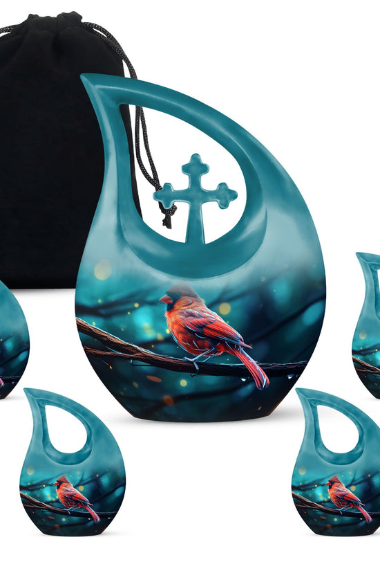 Cardinal Bird Urns For Ashes - Cremation Urns For Human Ashes
