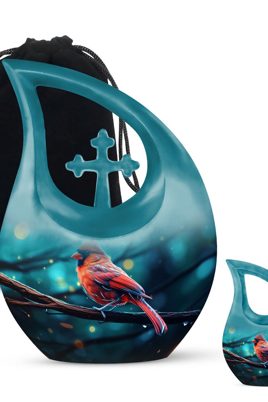 Cardinal Bird Urns For Ashes - Cremation Urns For Human Ashes