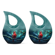 Cardinal Bird Urns For Ashes - Large Urns For Human Ashes Adult