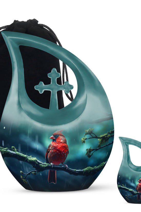 Cardinal Bird Urns For Ashes - Large Urns For Human Ashes Adult