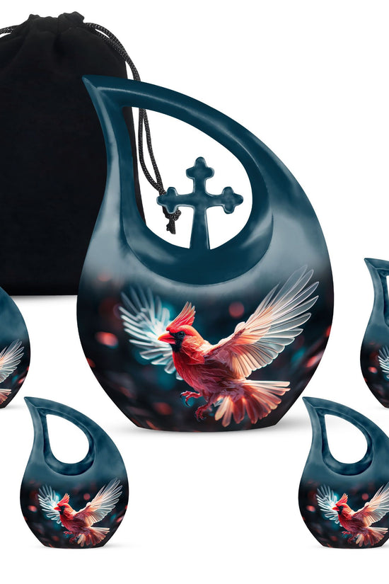 Cardinal Bird Urns For Ashes - Urn For Ashes For Women Large