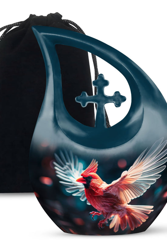 Cardinal Bird Urns For Ashes - Urn For Ashes For Women Large
