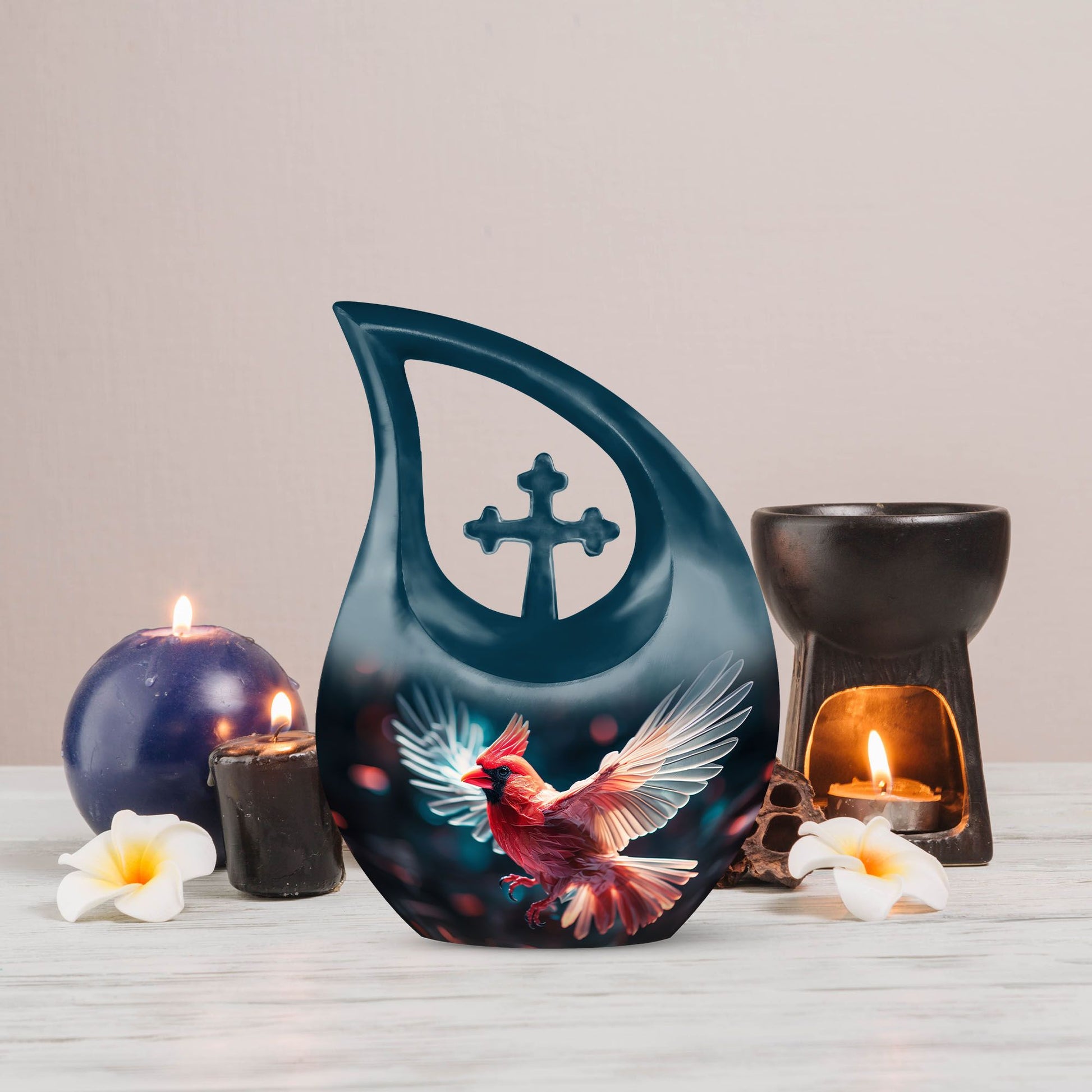 Cardinal Bird Urns For Ashes - Urn For Ashes For Women Large