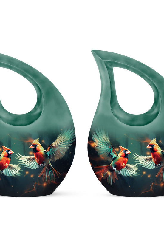 Cardinal Bird Urns For Ashes - Large Urn For Ashes Adult Male
