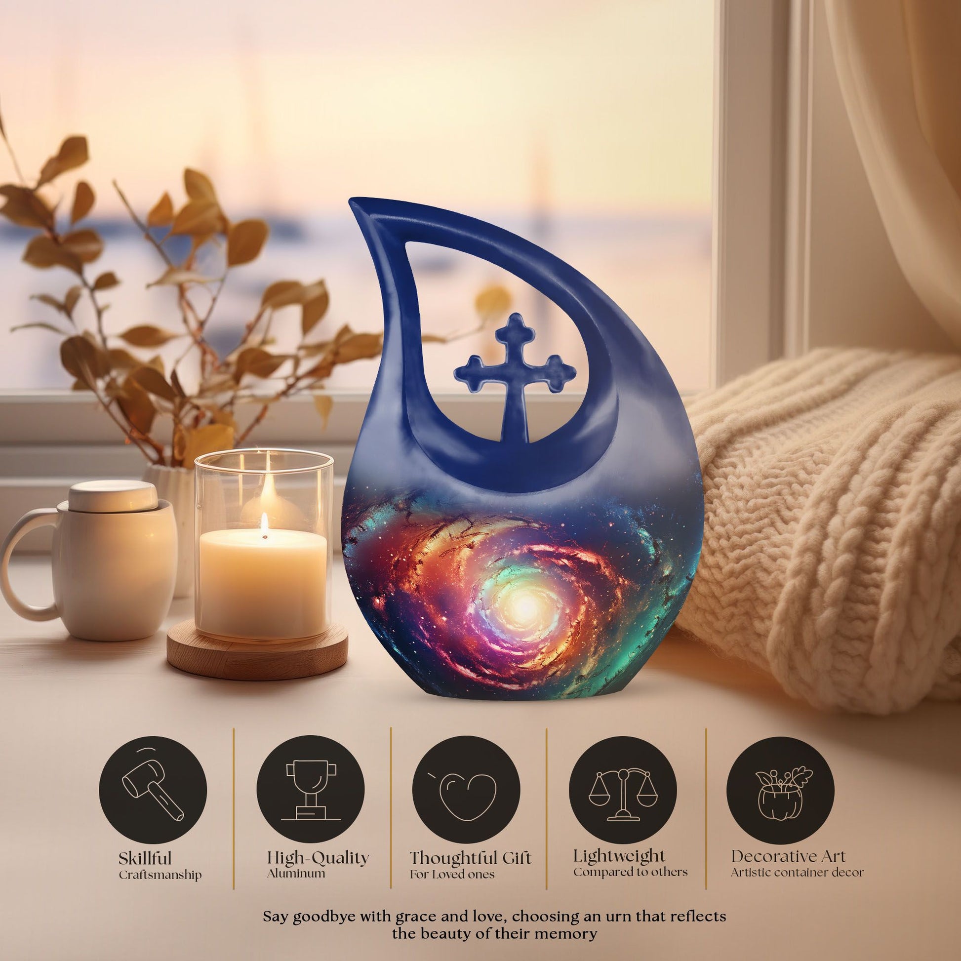 Galaxy Urns For Ashes - Large Cremation Urns