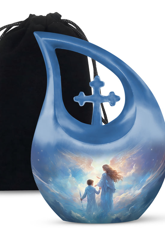 Angel Heaven Memorial Urn - Guardian Angel Cremation Urn For Adult Ashes