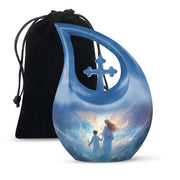 Angel Heaven Memorial Urn - Guardian Angel Cremation Urn For Adult Ashes