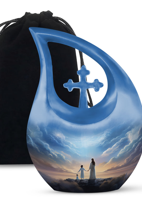 Heavenly Path Cremation Urn For Ashes - Peaceful Memorial Urn For Human Ashes
