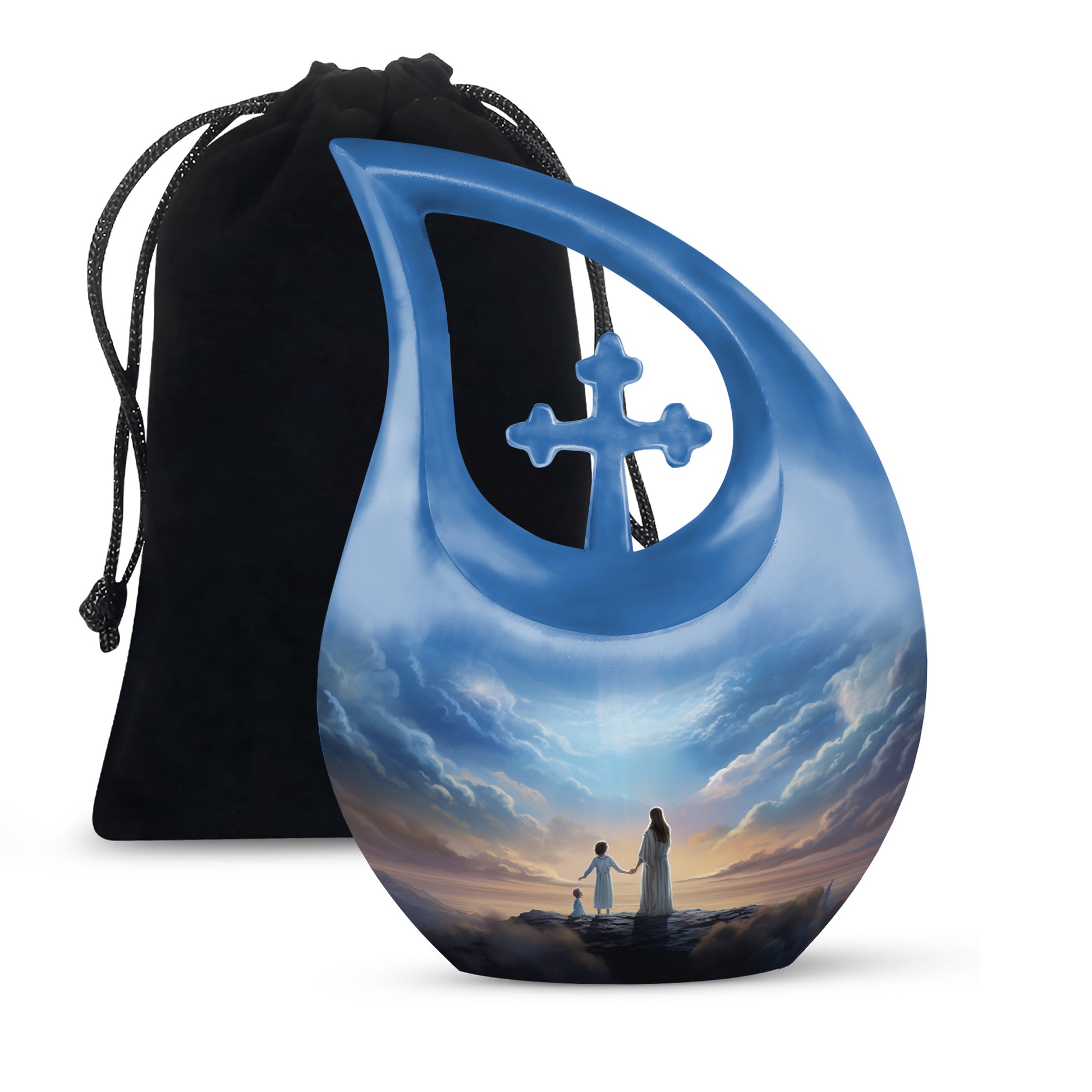 Heavenly Path Cremation Urn For Ashes - Peaceful Memorial Urn For Human Ashes