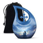 Heaven Cloud Memorial Urn - Peaceful Angel Cremation Urn For Male & Female