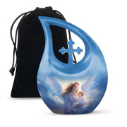 Guardian Angel Memorial Urn - Spiritual Cremation Urn For Human Ashes