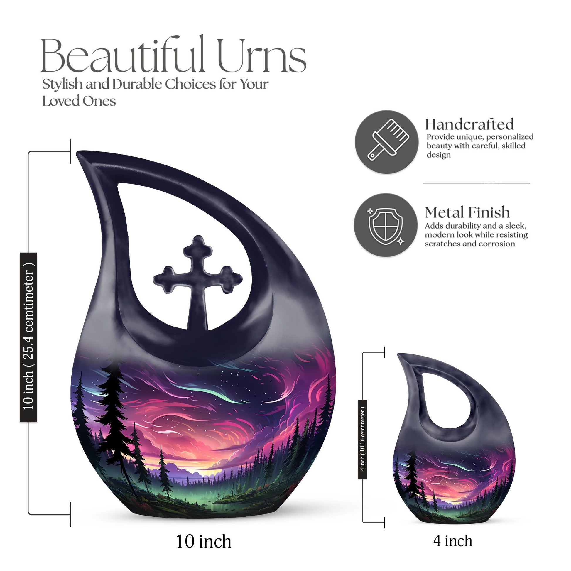 Aurora Urns For Ashes - Large Urns For Human Ashes Adult Male