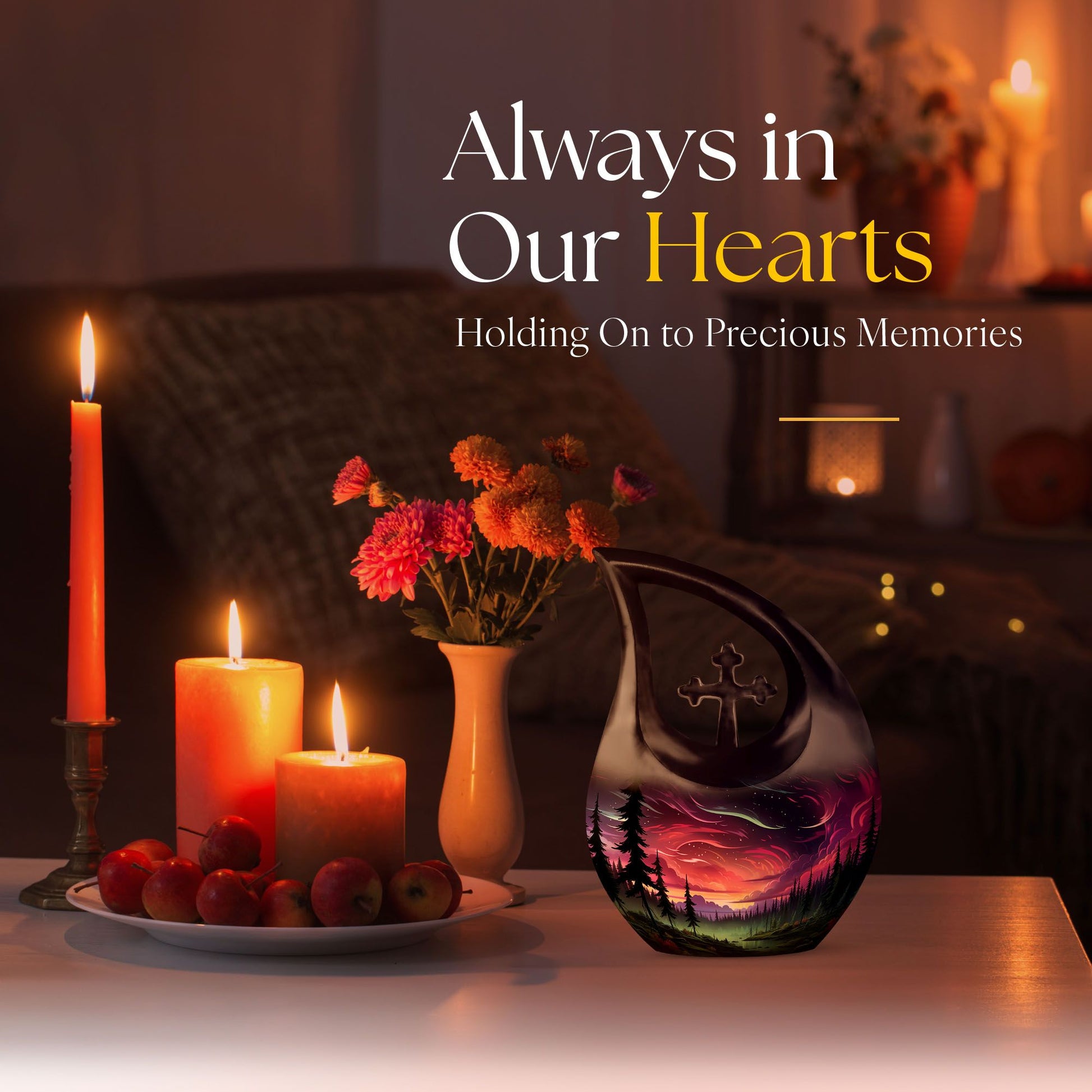 Aurora Urns For Ashes - Large Urns For Human Ashes Adult Male