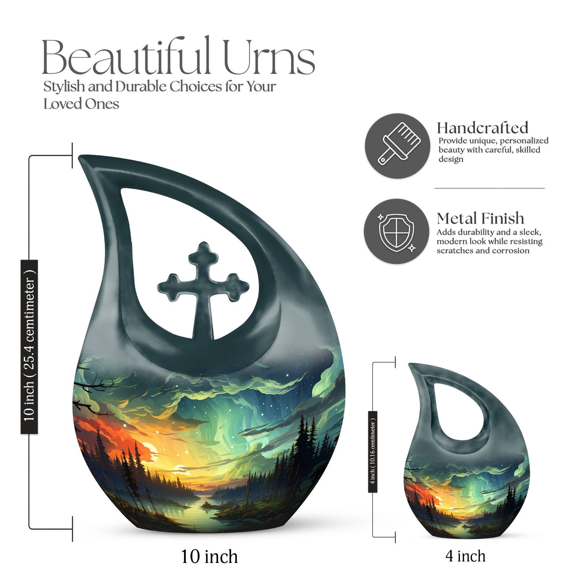 Aurora Urns For Ashes - Urns For Adult Male Small
