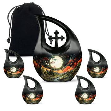 Large Urn With 4 Keepsake