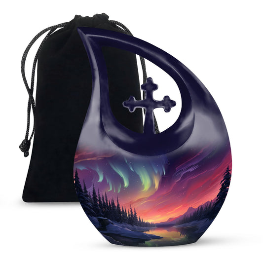 Aurora Borealis Urns For Ashes - Cremation Urns Adult Males
