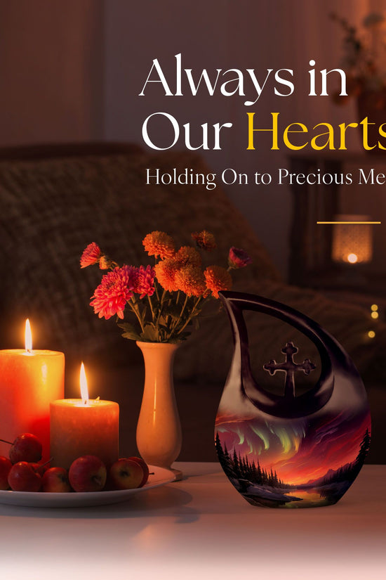 Aurora Borealis Urns For Ashes - Cremation Urns Adult Males