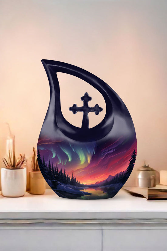 Aurora Borealis Urns For Ashes - Cremation Urns Adult Males