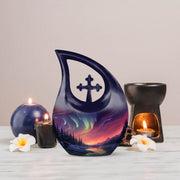 Aurora Borealis Urns For Ashes - Cremation Urns Adult Males
