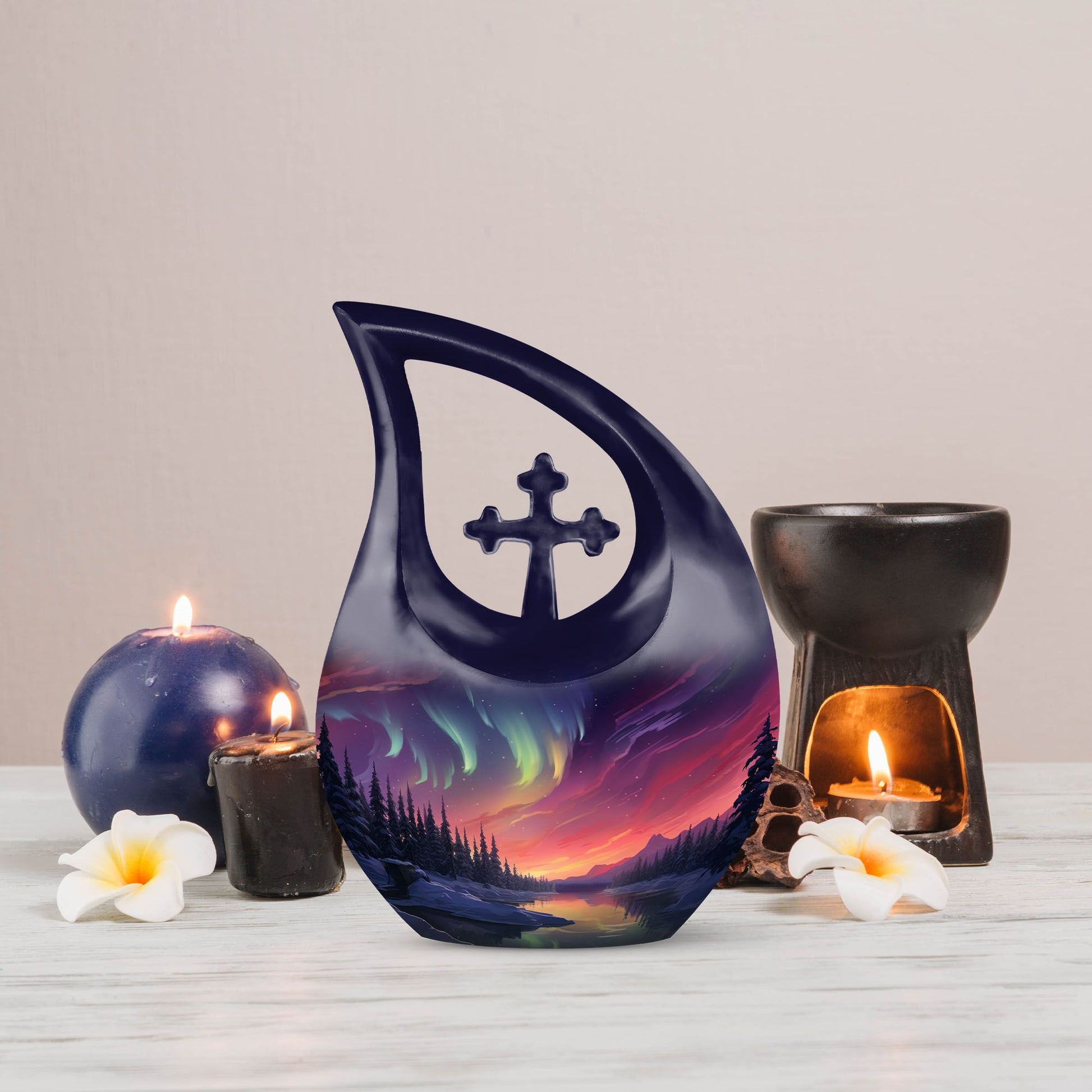 Aurora Borealis Urns For Ashes - Cremation Urns Adult Males