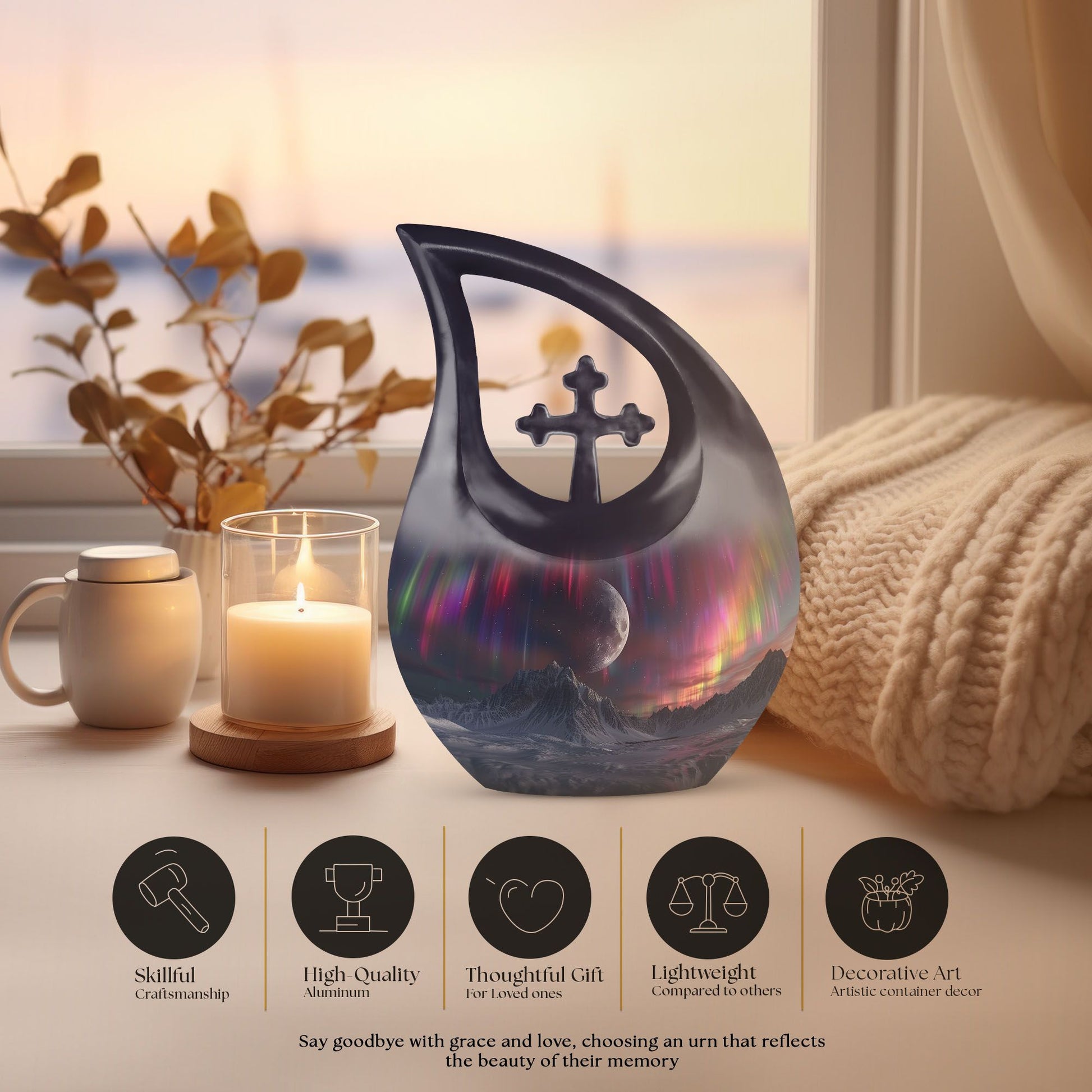 Aurora Urns For Ashes - Burial Urns Adult Female