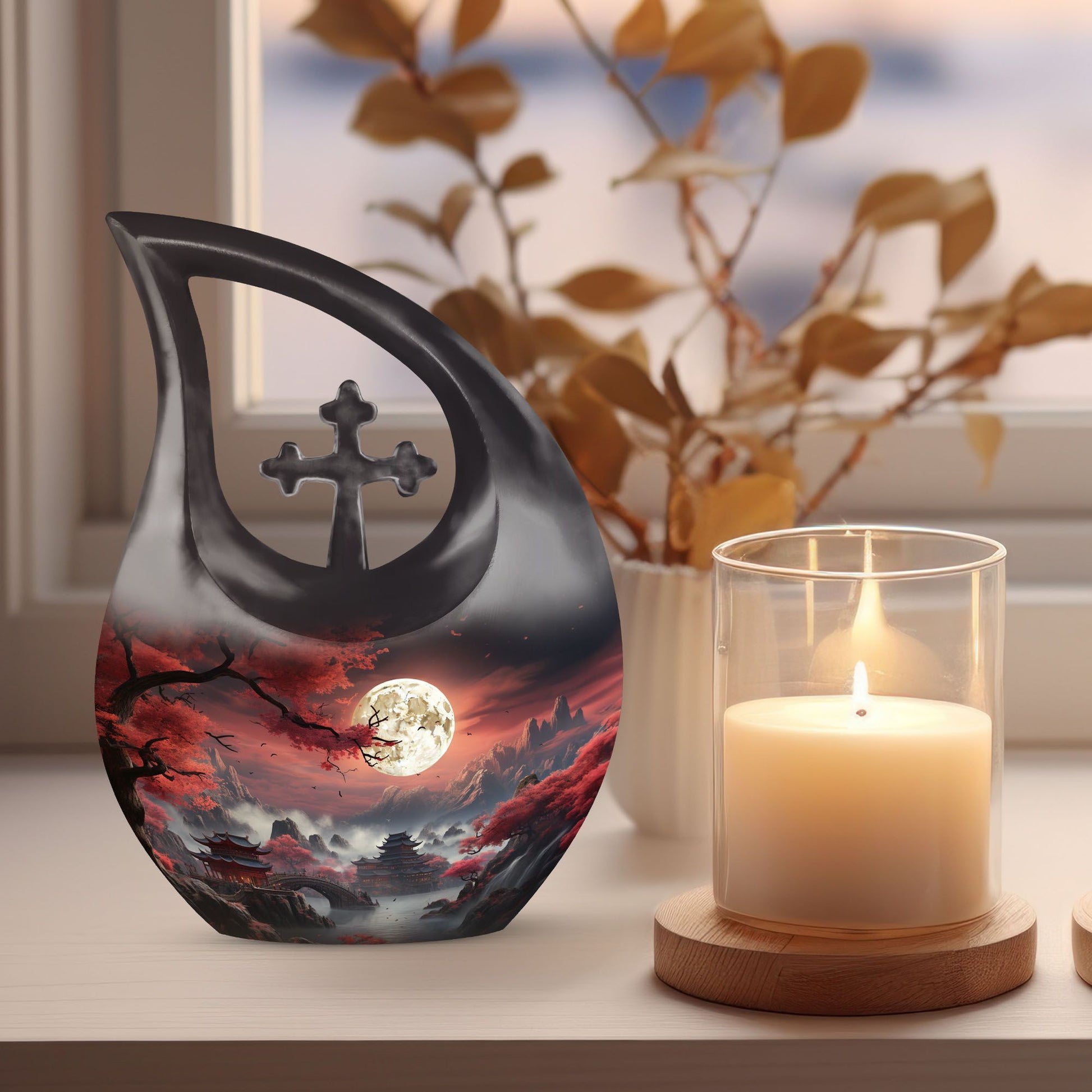 Moon Urns For Ashes - Mini Urns For Human Ashes Adult Male