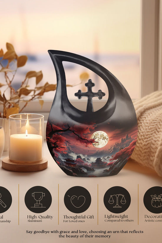 Moon Urns For Ashes - Mini Urns For Human Ashes Adult Male