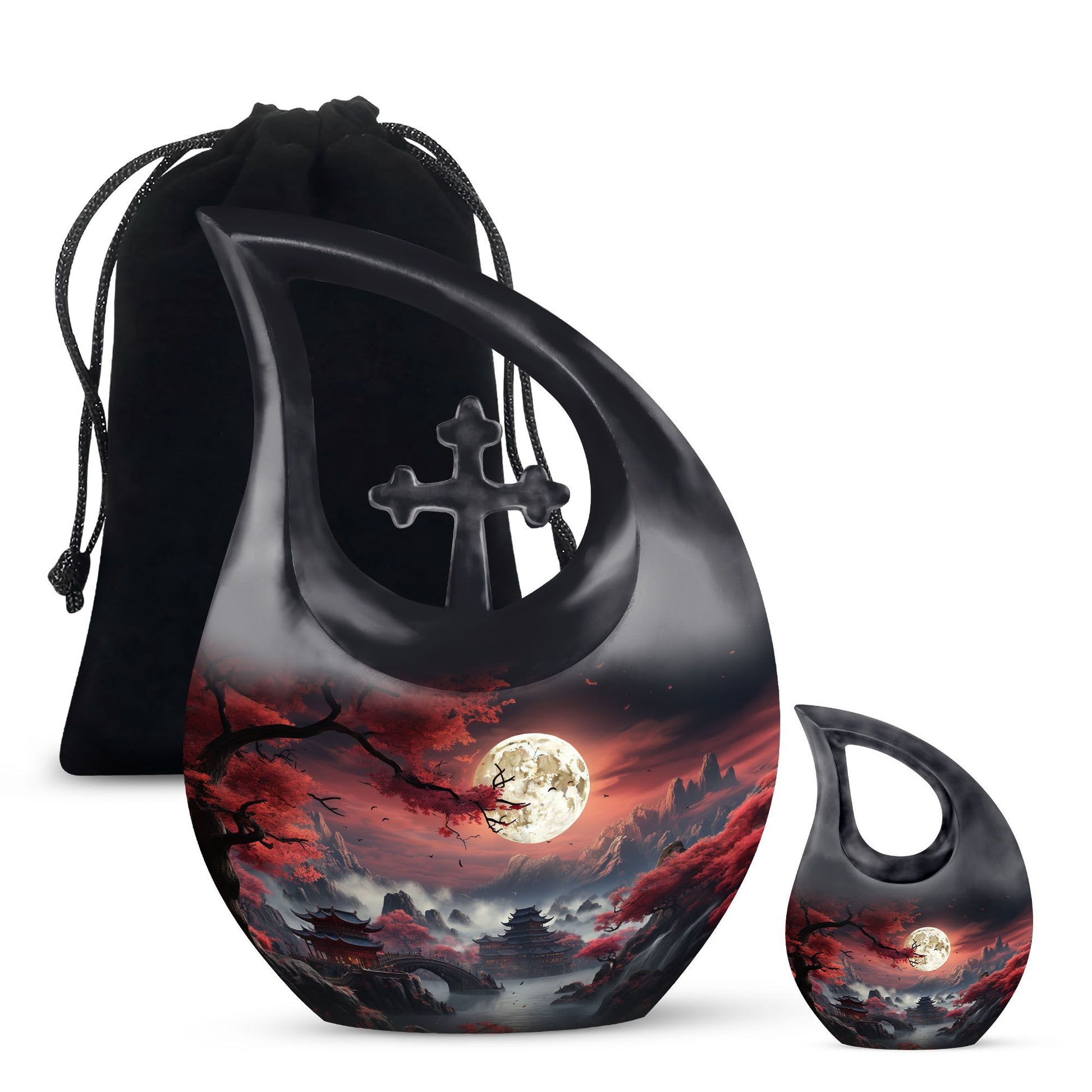 Moon Urns For Ashes - Mini Urns For Human Ashes Adult Male