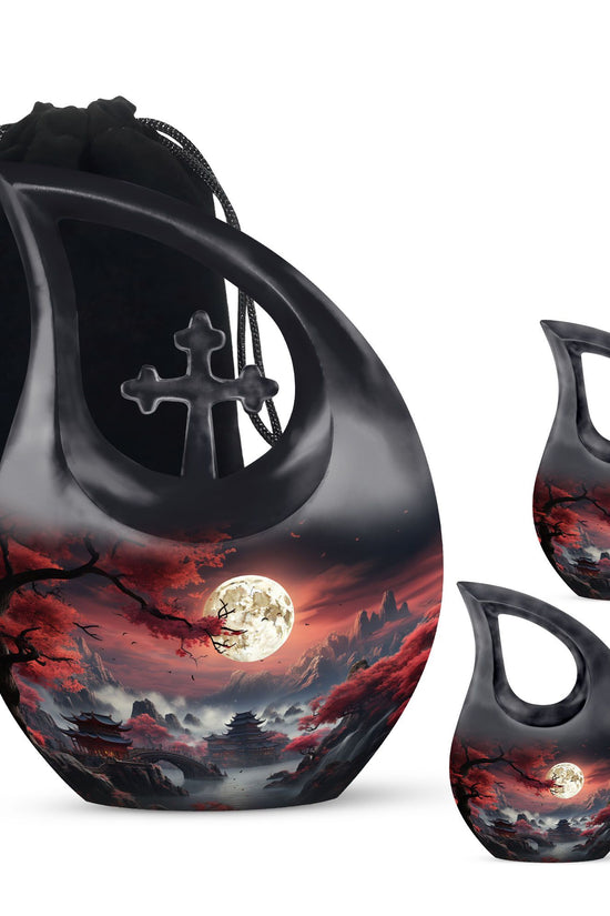 Moon Urns For Ashes - Mini Urns For Human Ashes Adult Male