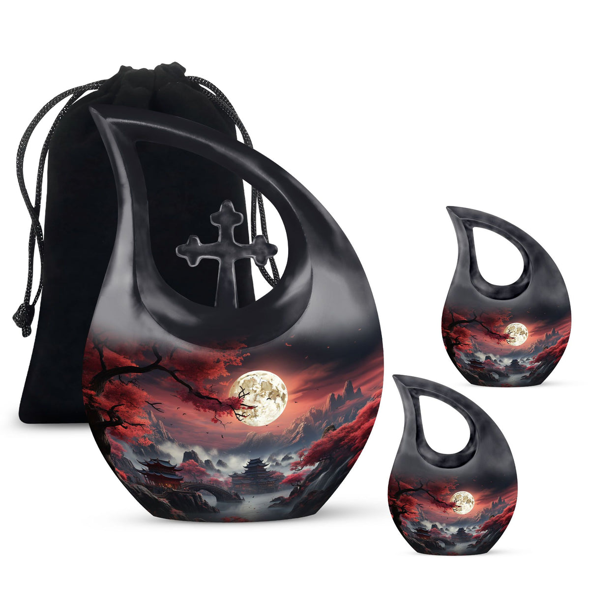 Moon Urns For Ashes - Mini Urns For Human Ashes Adult Male