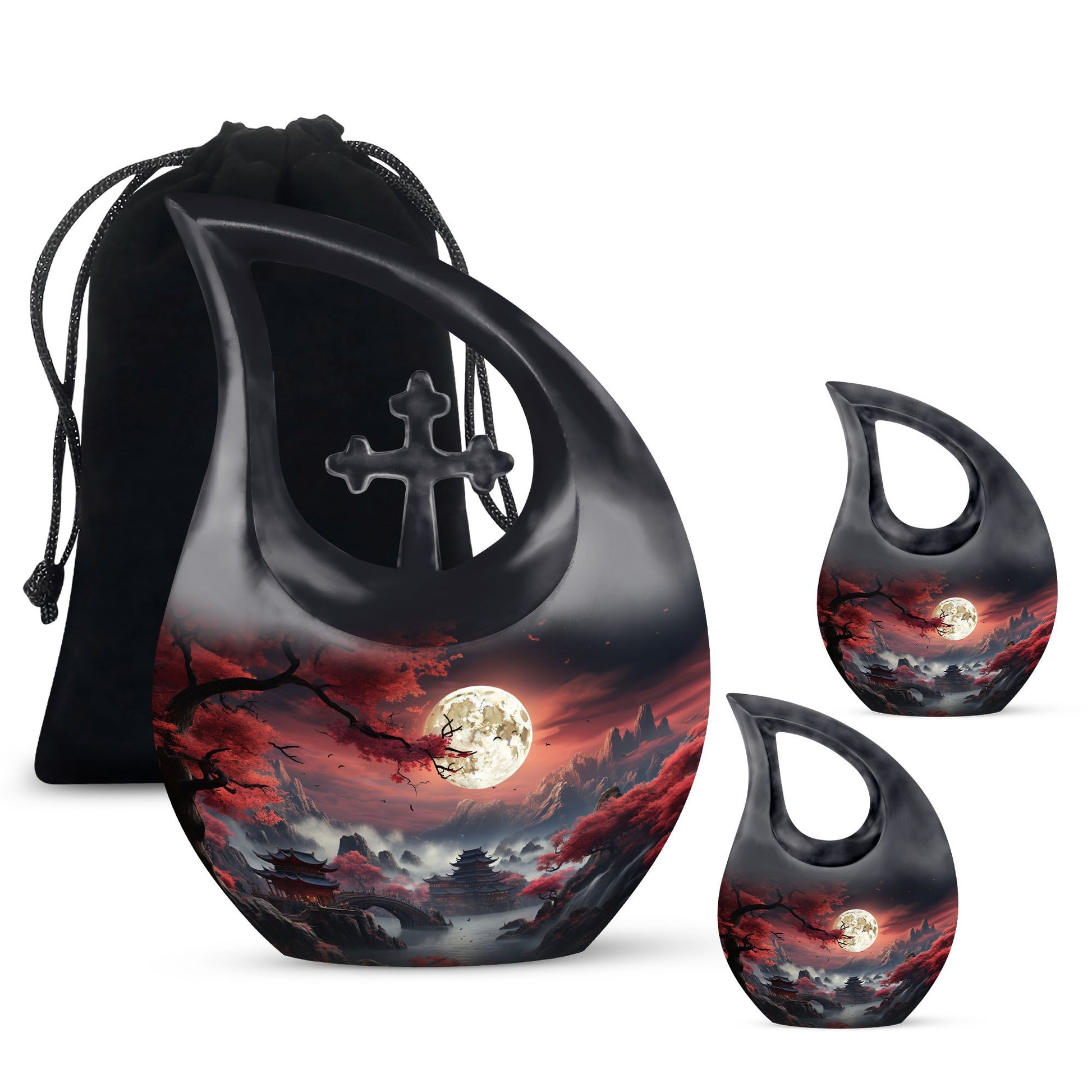 Moon Urns For Ashes - Mini Urns For Human Ashes Adult Male