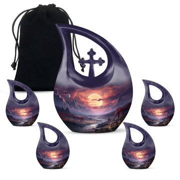 Large Urn With 4 Keepsake